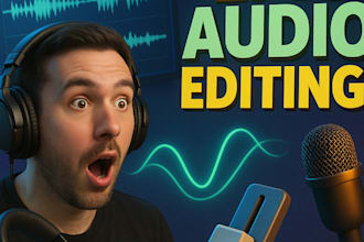 professionally edit, mix, and master your audio, podcast, or music track