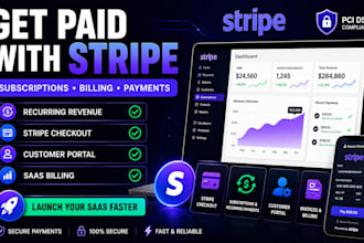 integrate stripe payments, subscriptions and billing into your saas