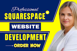 design and redesign squarespace website or build website development squarespace