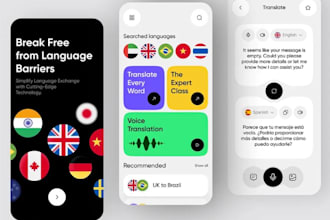 build real time voice and text translation app with bluetooth device integration