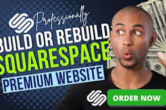 build edit squarespace website, design redesign website, do squarespace seo