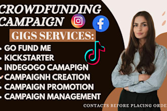drive your crowdfunding campaign to success on kickstarter, indiegogo, gofundme