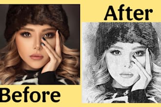 turn your photo into stunning pencil sketch art