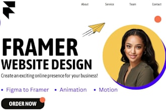 be your expert framer developer, figma to framer website