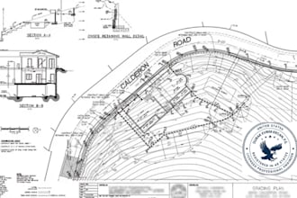 do drainage, site and grading plan in autocad