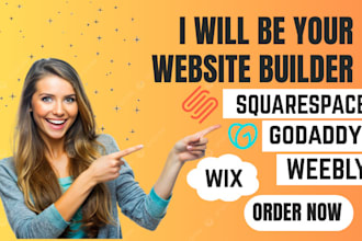 build squarespace jimdo weebly wix godaddy  website development design redesign