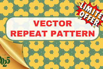 design seamless vector repeat patterns for textiles