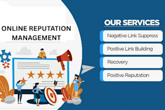 online reputation management service to enhance personal, suppress negative link