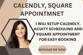 setup calendly acuity scheduling and square appointment for easy booking