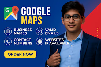 do lead generation, google map scraping, email collection and excel work