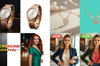 do bulk image background removal, retouch, resize and product photo editing