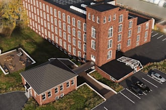 reimagining 3d historical bullding,exterior landscape ,render cgi temple, museum