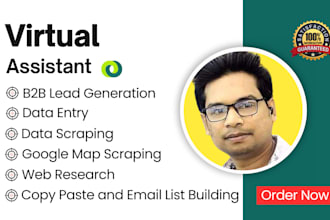 google map scraping, email list building, b2b lead generation, data entry mining