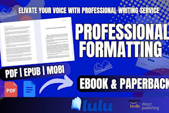 do book formatting amazon KDP book publishing for kindle ebook and paperback