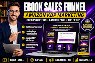build high converting ebook sales funnel marketing book promotion amazon kdp