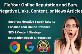 fix your online reputation and bury negative link content news article