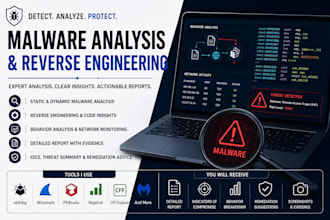 do expert malware analysis and reverse engineering with reporting