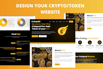 do crypto website, token website, meme website, meme landing page, ico website