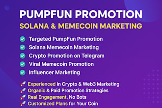 do pump fun promotion, pump trend your token, cto, sol crypto telegram promotion