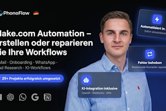 create or fix your make automations