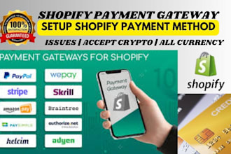 setup shopify payment gateway all payment integration stripe crypto integration