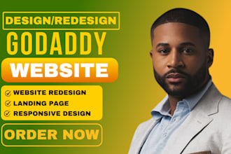 godaddy website design godaddy website redesign develop godaddy website design