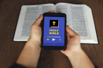 develop an ai based bible or christain app