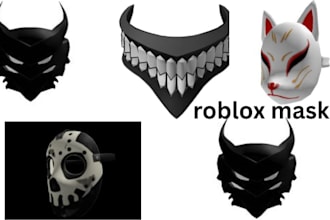 design 3d roblox ugc items and ugc roblox accessories mask