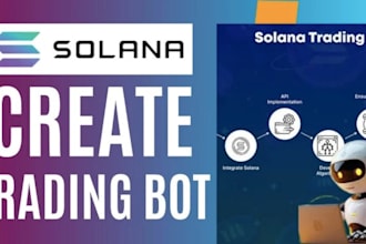 develop automated solana copy trading bot, volume bot, memecoin bot, pumpfun bot