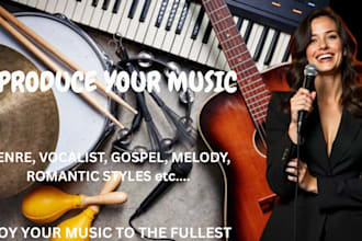 sing christian song gospel choir ghostwriter rap, vocalist, melodic rap song