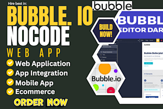 bubble io developerbubble marketplace mvp saas chatbot llm figma adalo webiste