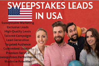 provide targeted sweepstakes leads in USA