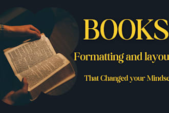 do book formatting for your ebook design book cover design, book layout