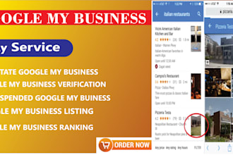 setup, reinstate suspended gmb and do google my business profile verification