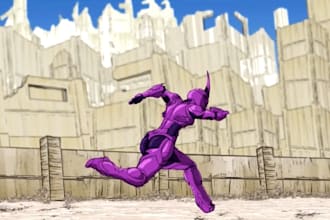 do 2d character animation,2d game cutscene, movement,game combat,game animation