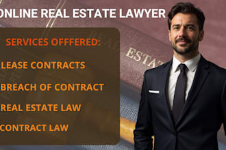 review draft lease agreement contract breach real estate online attorney nda