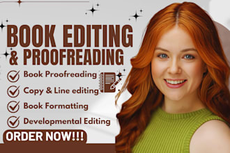 do book proofreading developmental editing line copy editor kdp paperback book
