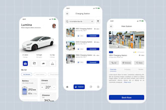 develop eco finder app, ev charging station finder app