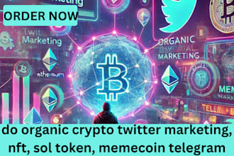 crypto youtube, telegram twitter x marketing for solana memecoin token sales
