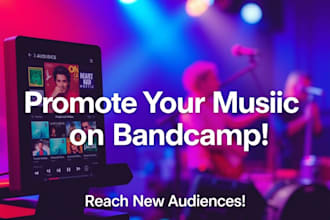 do bandcamp music marketing, grow monthly listeners, apple music promotion