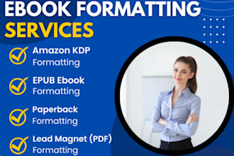 do book formatting for amazon kdp, ebook, lead magnet, ingramspark
