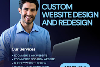 wix website design, redesign, duda website, wix online store, duda redesign