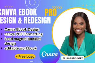 design canva ebook PDF format canva editable workbook lead magnet booklet design