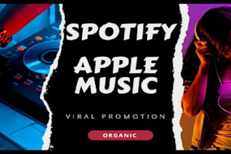 do spotify amazon itunes apple music soundcloud promotion for organic listeners