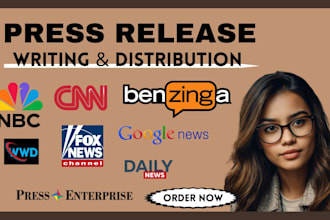 write UK press release, US press release and press release distribution