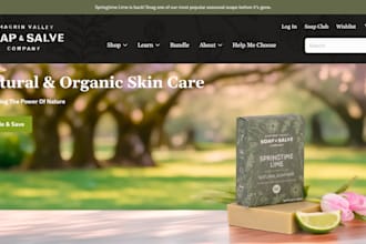 design shampoo shopify store organic soap store chagrin vally dropshipping store