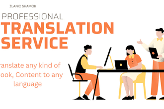 translate ebook, website, content to all language professionally