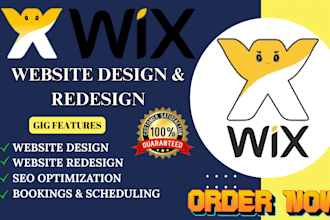 design wix or redesign a wix website design or wix online store