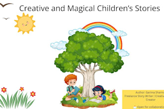 write engaging stories for childern with creative storytelling