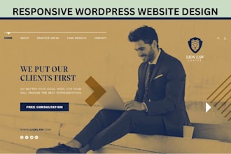 develop wordpress responsive website design UI UX design raffle website design